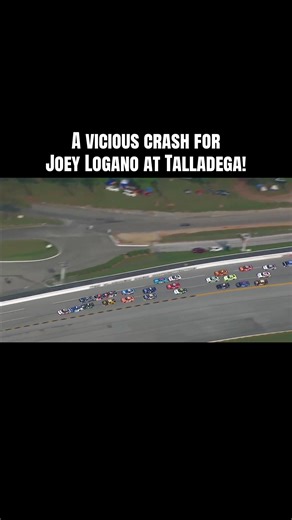 Thankfully Joey was okay after this crash 🙏🏻 #nascar #nascarracing #nascartiktok #nascarthrowback #nascarpod