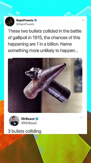 Two Bullets Colliding Mid-Air in WW1 🤯 #memes