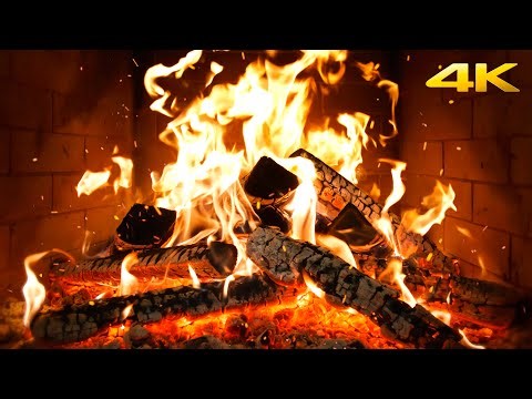 🔥 FIREPLACE Winter MAGIC with Endless FIRELIGHT with ASMR CRACKLING for Soft CHRISTMAS Background