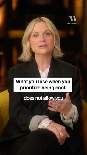 Don't try to be cool | Amy Poehler | MasterClass