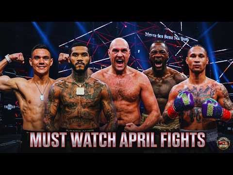 The April Knockout List: Must Watch Fights.