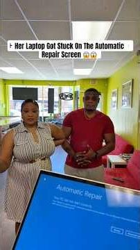 Her Laptop Kept Booting Into Automatic Repair 😱 #shorts #moneytalkswireless #dell