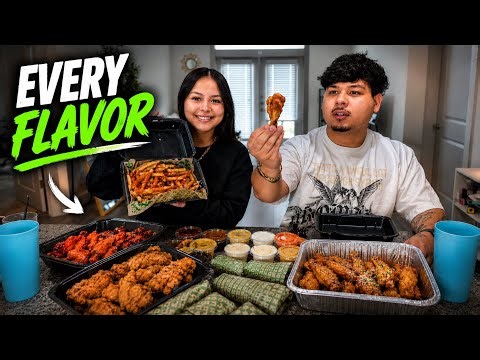 TRYING AND RATING EVERY WINGSTOP FLAVOR SO YOU DON’T HAVE TO 