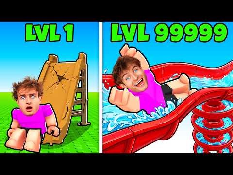 Spending $9,648,745 To Build The TALLEST WATER SLIDE In Roblox..