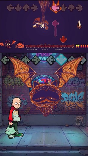 FNF Character Test Saitama vs Gorefield Phase 4 - FNF Terror in the Heights Mods