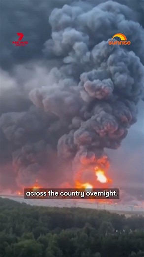 Ukraine launches largest attack against Russia since war began