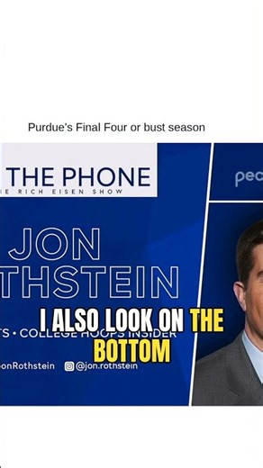 Purdue's Final Four or bust season