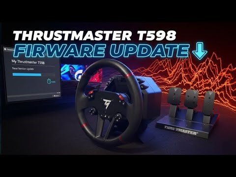Don't Skip This! Thrustmaster T598 Firmware Update Tutorial!