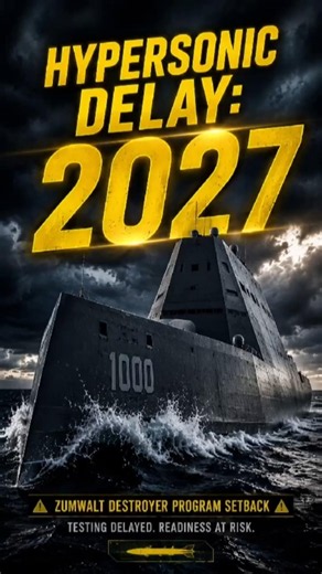 Why the US Navy's Hypersonic Dream Just Hit a Major Roadblock #HypersonicMissiles #USNavy #Zumwalt