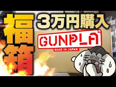 30,000円のガンプラ福袋（福箱）買ってみた【MG RG HG RE SD全部入り】