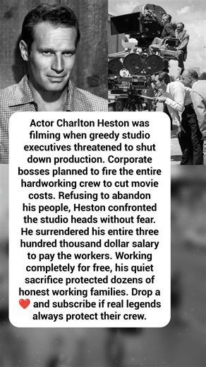 How Charlton Heston Gave Away His $300,000 Salary