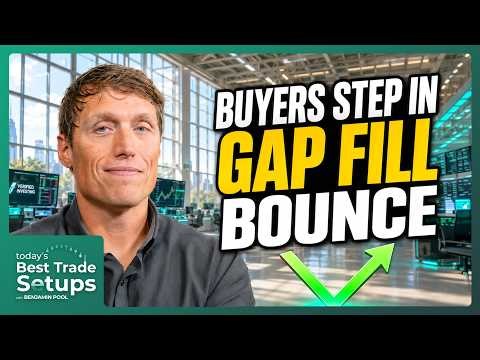 Buyers Step In At The Gap Fill — Top Afternoon Long Setups