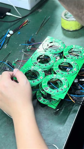 Precision Hand Soldering on Circular PCB 🔧