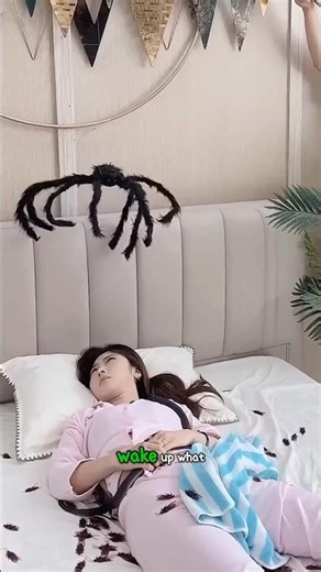Scary Prank Gone Wrong 😱 Cockroaches, Snake & Giant Spider Attack! #shorts