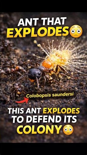 “Ant That Explodes 😳”