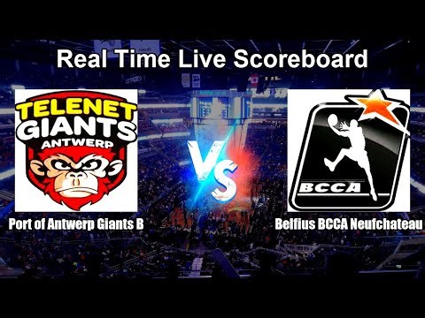 Port of Antwerp Giants B vs Belfius BCCA Neufchateau Live Score