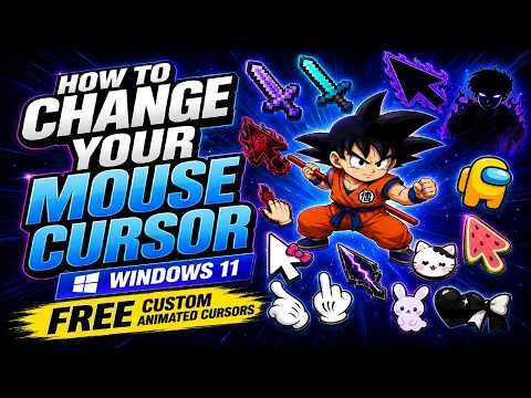 How To Change Your Mouse Cursor In Windows 11 (Custom & Animated Cursors)