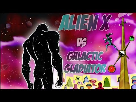 ALIEN X VS GALACTIC GLADIATOR FULL FIGHT AMV | LADY GAGA - JUDAS.