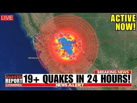 2 Minutes Ago: California's Clear Lake Volcano Active After Multiple Earthquakes Strike in a Day!