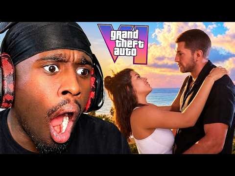 Kai Cenat Reacts To GTA 6 - Official Launch Trailer
