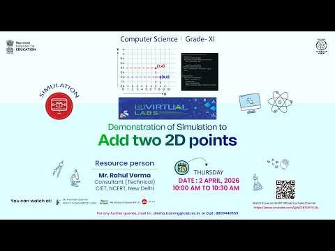 Demonstration of Simulation to Add two 2D points