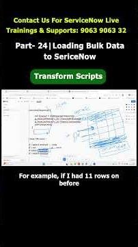 Part - 24 | Loading Bulk Data to ServiceNow