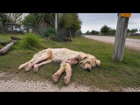 He Was Skin and Bones, Barely Alive… Until Someone Finally Stopped to Save Him!