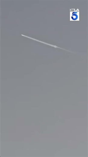 SpaceX Falcon 9 spotted over San Pedro