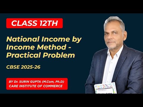 National Income by Income Method | Practical Problem | CBSE 2025 | Surin Gupta Care