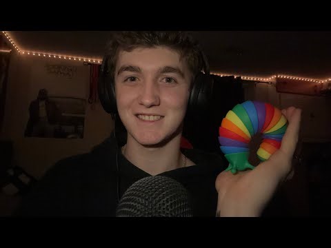 ASMR ear to ear whisper ramble with triggers 