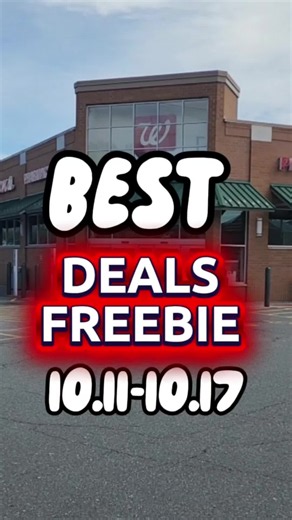 Best Walgreens Deals: Freebie 10.11-10.17🛍🛒 Hit The ♥️ Button #walgreenscouponers #walgreensdeals #walgreensfreebies #couponersoftiktok