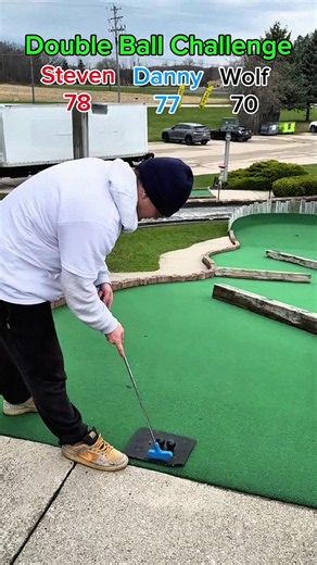 Double Ball Mini Golf Challenge Highlights: Holes 17–18 Record Attempt