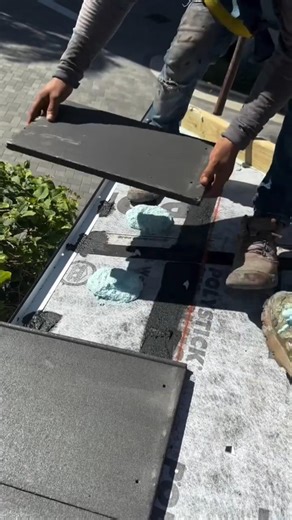 Perfect Flat Roof Tile Installation | Modern Concrete Tile Roofing Process