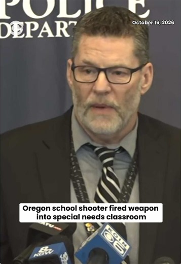 The Oregon school shooter fired a gun into a special needs classroom and was a former special education student at Silver Rail Elementary School, authorities revealed on Friday. The 16-year-old gunman killed three children and one teacher at the school in Bend, Oregon, on Thursday, before a bystander fatally shot him. #breakingnews #oregon