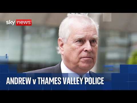 Andrew's legal action against Thames Valley Police under way