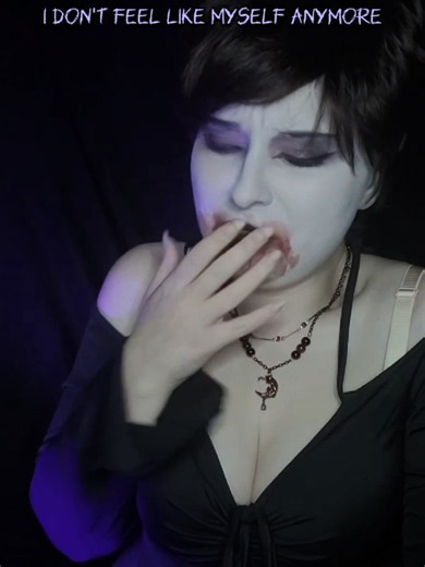 FAKE BL00D ⚠️ This transformation will not k1ll you, but it will change you indefinitely. #occosplay #ashnikko #horroroc #originalcharactercosplay #halloween