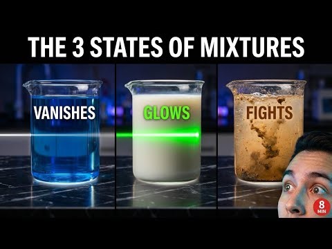 8 Minutes to Master Solutions, Suspensions, and Colloids | Chemistry Visualized