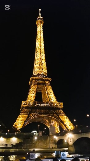 Paris at night hits different... [Eiffel Tower Sparkle] #Paris #Shorts