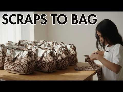 👜 The Most Popular DIY Tote Bag | Sew a Beautiful Patchwork Bag in Minutes | Easy Sewing Tutorial