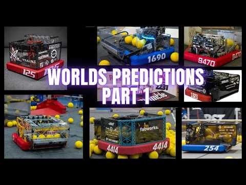 FRC Worlds Divisions Predictions! | Archimedes, Curie, Daly, and Galileo