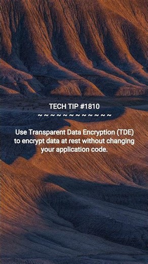 Encrypt DB Data Without Code Change? | 2025-12-24 | #Shorts #codinghacks #webdevelopmenttips