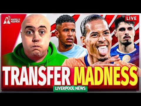 VAN DIJK OPEN TO MILAN MOVE?! HUGHES EXIT + NETO & SAVINHO LINKS! Liverpool FC Latest Transfer News