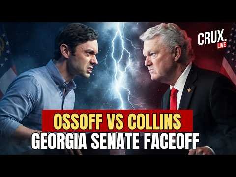 GEORGIA SENATE SHOWDOWN LIVE | Ossoff, Collins Face Off In High-Stakes Race| US Midterms