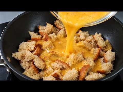 I Never Throw Away Leftover Bread! This Is So Easy and Delicious