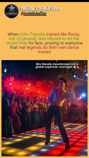 John Travolta’s transformation for Saturday Night Fever was insane 😭🔥 #shorts #johntravolta