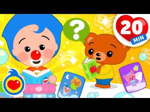 Colección de Cuentos Y Canciones Infantiles 📖🎵 Día Mundial del Libro (20 Min) | Plim Plim