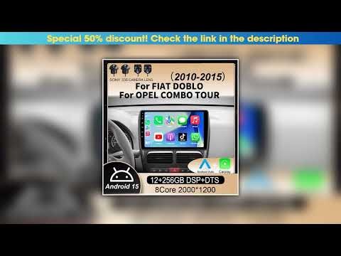 Unboxing For FIAT DOBLO For OPEL COMBO TOUR 2010 - 2015 Android 15 Car Radio GPS Navigation QLED Ca