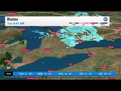 Toronto temperatures warming but rain to continue
