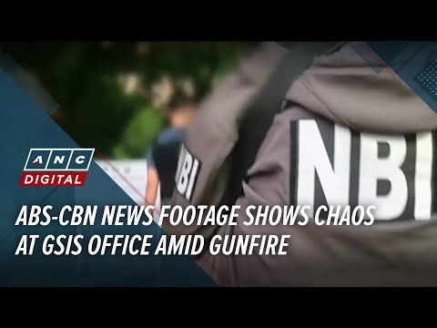 ABS-CBN News footage shows chaos at GSIS office amid gunfire