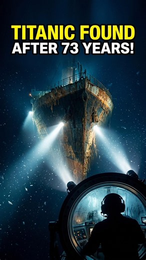 73 Years Later... They Found Titanic! 😲 #facts #discovery #scary #darkhistory